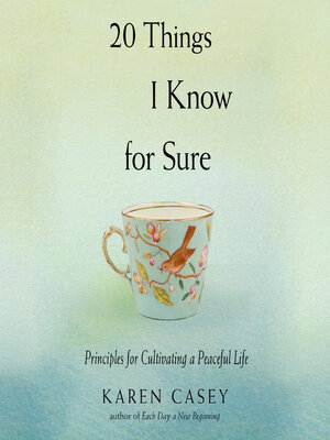 20 Things I Know For Sure - Audiobook